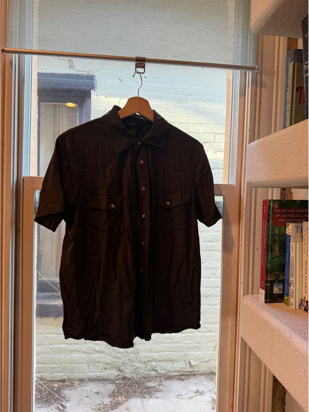 "Express" Button-Up Shirt